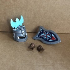 Playmobil Medieval Knights Helmet Plume Shield & Wrist Cuffs, History Spares 41