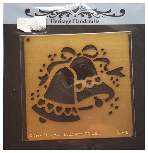 Brass embossing stencil - embossing,