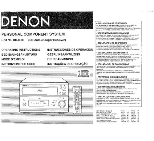 Denon m50 audio - ud-m50,
