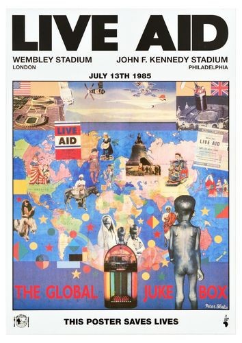 Vintage 1985 live aid - 1985, concert