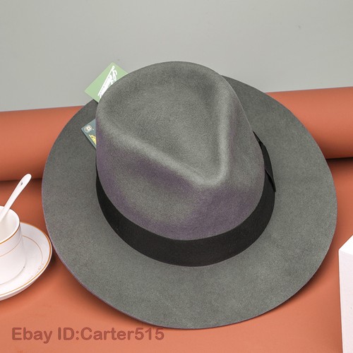 Wool felt fedora trilby - fedora, hand