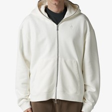 Air Jordan x Travis Scott Men’s Size M Full-Zip Sail Cactus Jack Heavy Hoodie