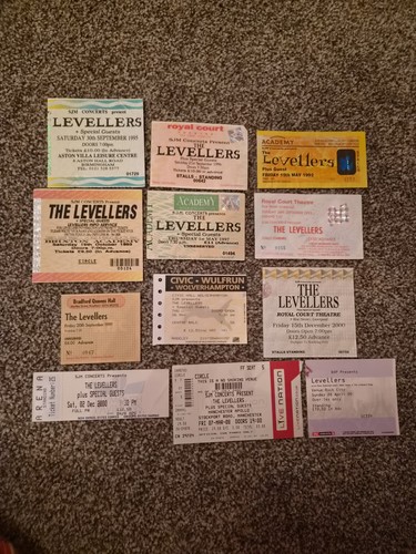 The levellers concert tickets - levellers,