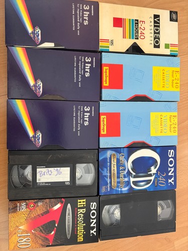 Job lot vhs - 10,