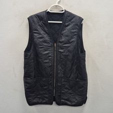 Barbour Quilted Fleece Lined Polarquilt Gilet Vest Liner Bodywarmer Size Medium