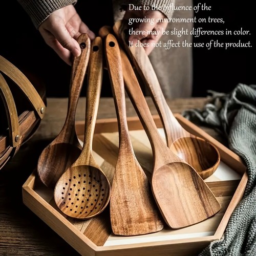5pcs wooden kitchen - wooden,