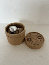 Kahuna Ladies Watch And Bracelet Set In Box New Floral Flower Print Blue