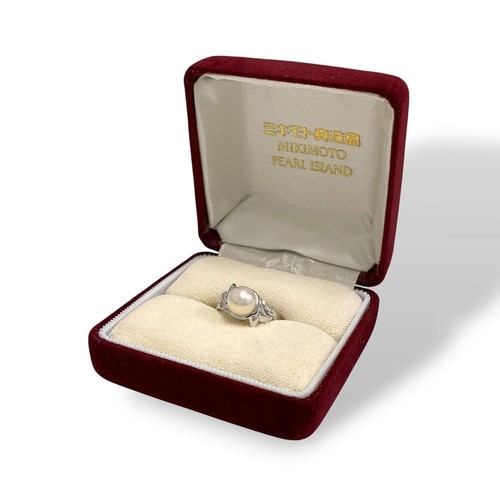 Used auth mikimoto ring - [used],