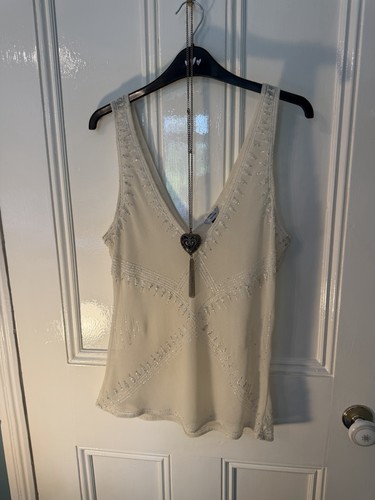 Red herring cream chiffon - cream,