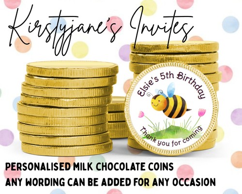 Personalised chocolate coins - personalised,