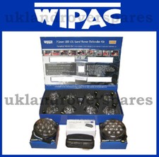 LAND ROVER DEFENDER LED WIPAC DELUXE SMOKE UPGRADE LAMP LIGHT KIT - 11 LAMPS