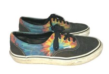 Vans Black Rainbow Tie Dye Era