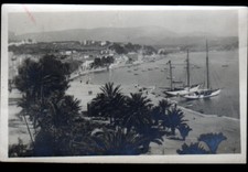 SAINT-RAPHAEL / ESTEREL / ANTHEOR (83) SAILBOATS au PORT Postcard 1900