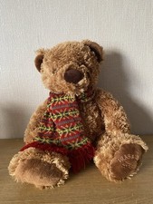 VINTAGE 2009 HOUSE OF FRASER “WINTER SCARF FRASER BEAR” SOFT PLUSH TOY