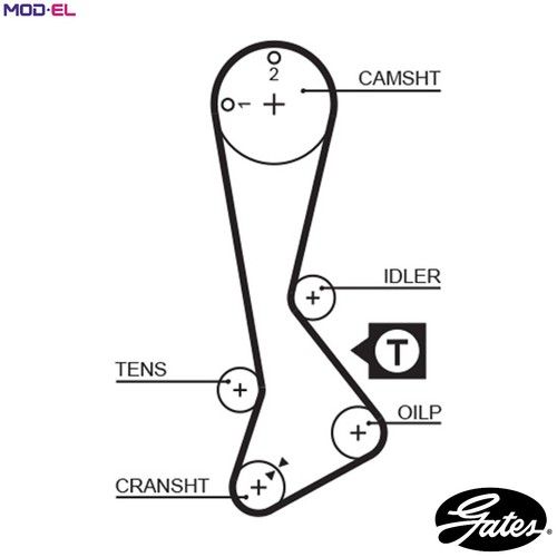 Timing belt 5197xs - 5197xs, toyota