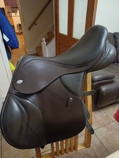 Thorowgood T8 Pony Jump Saddle 16.5 Brown Great Condition