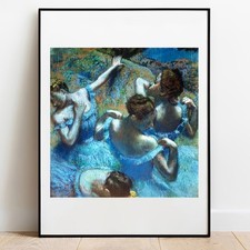 Art print Degas Blue Dancers