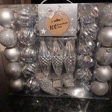 100 Silver Christmas Tree 🎄