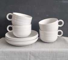 4 x Hornsea Swan Lake Cup &