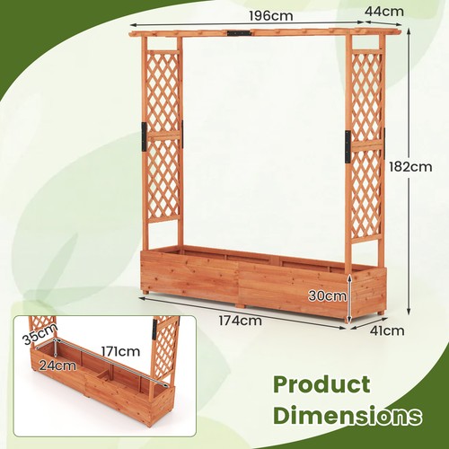 Raised garden bed freestanding - garden,