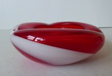 Vintage Japanese Fukuoka Tokushu Glass Co (FTG) Art Glass Bowl