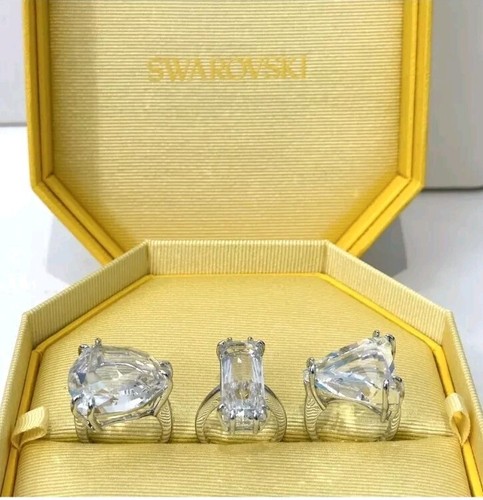 Swarovski clear crystal rings - swarovski,