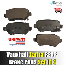 Vauxhall Zafira Rear Brake Pads 1999-2015 Mk1 & Mk2 Disc Pad Set NEW inc CDTi