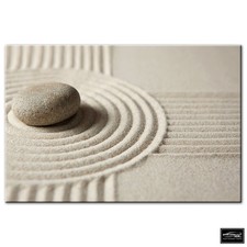 Bathroom Pebble Sand   BOX FRAMED CANVAS ART Picture HDR 280gsm