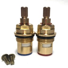 Replacement ceramic disc tap cartridges valves insert 18 teeth spline CC13