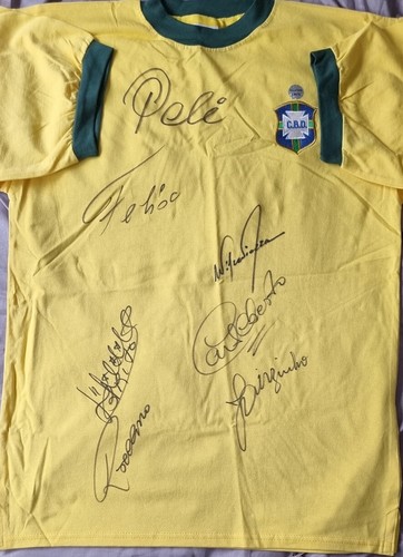 Brazil multi signed shirt pele - multi,