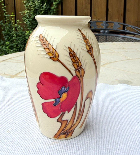 Moorcroft harvest poppy tube - harvest,