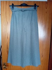 TU LADIES BEAUTIFUL GREY MIX CROPPED WIDE LEG TROUSERS SIZE 10 BNWOT