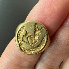 Antique Style 18ct Engraved