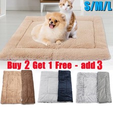 Dog Cat Pet Soft Fluffy Plush Blanket Mat Cozy Warm Throw Puppy Bed Waterproof U