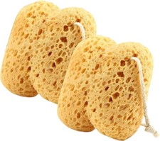 2Pcs Bath Sponge, Natural Sea