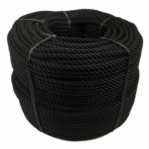 16mm strand black - 16mm, nylon