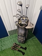 Full Set Right Handed Cobra Golf Clubs & Ouul Bag Excellent Condition See Desc