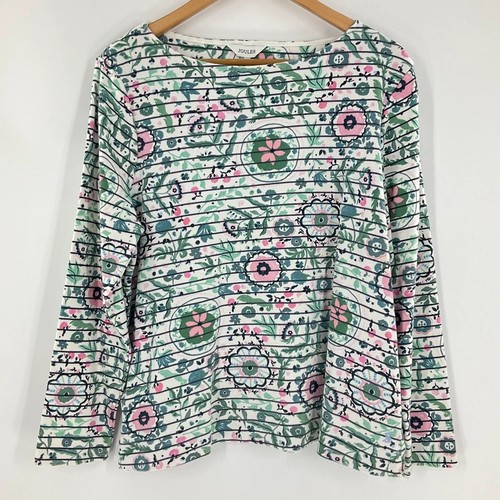 Joules floral striped harbour