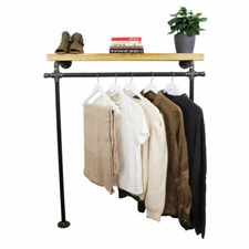 Industrial Clothes Rail With