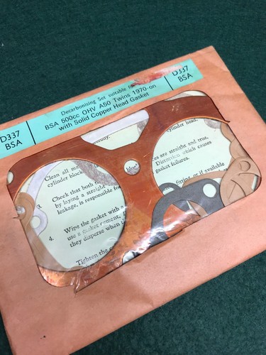 Bsa gasket set 500cc - 500cc, a50