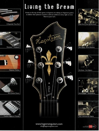 Hagstrom guitars ben curtis - -,