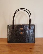 Vintage 1940/50s Brown Patent