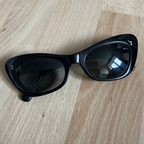 Vintage polaroid black cat eye - black,