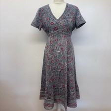 East Anokhi Dress Size 14 Grey