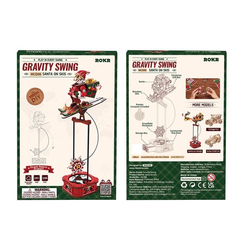 Robotime kit rrokr santa - santa, on