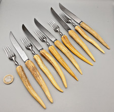 10 Vintage Stainless Knives &