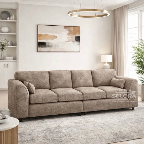Alaska fabric seater sofa - fabric,