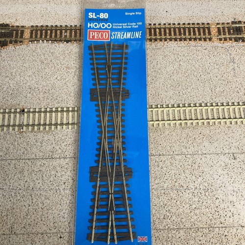 Peco single slip 00 - sl-80,