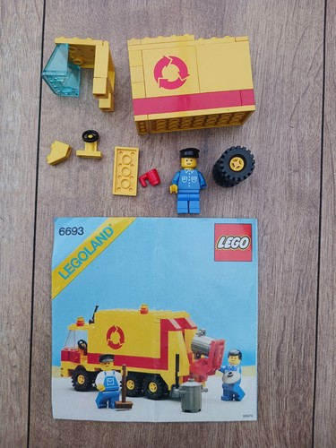Vintage lego town 6693 recycle - town,