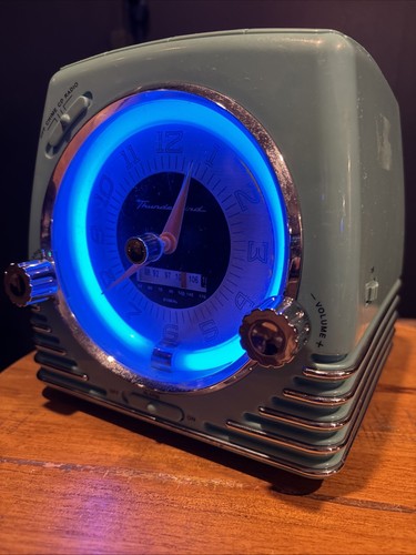 Thunderbird neon clock - thunderbird,